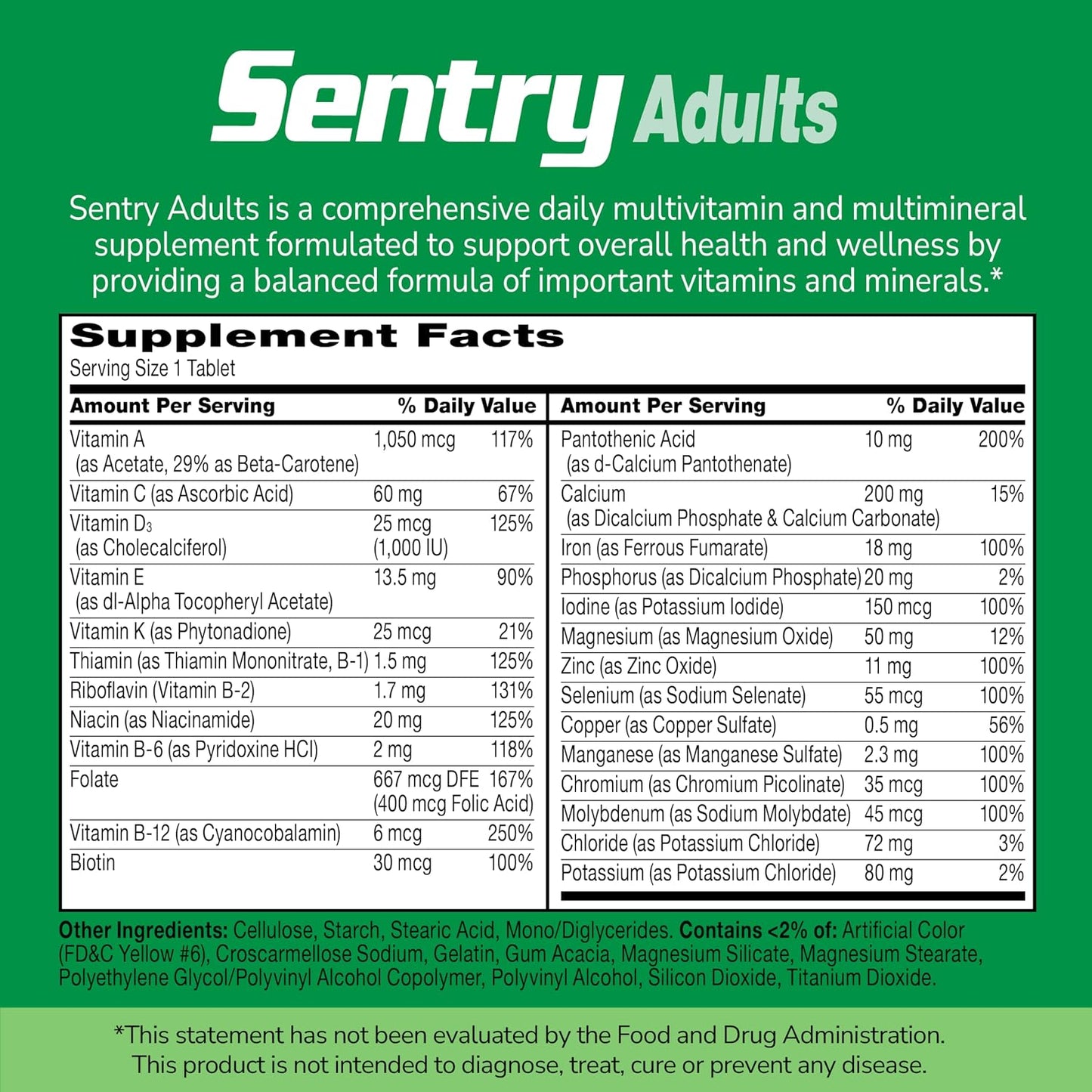 21st Century Sentry, 300 Tablets (Pack of 2) - görsel 9