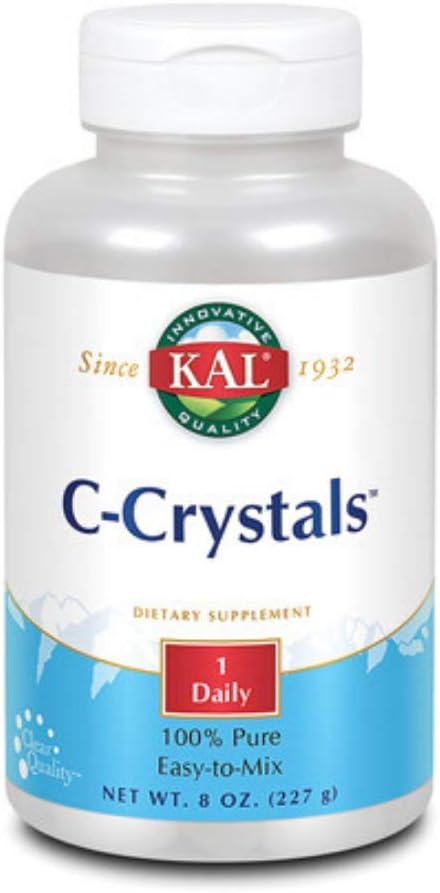 KAL Vitamin C Crystals Unflavoured, 1250 mg, 227 g