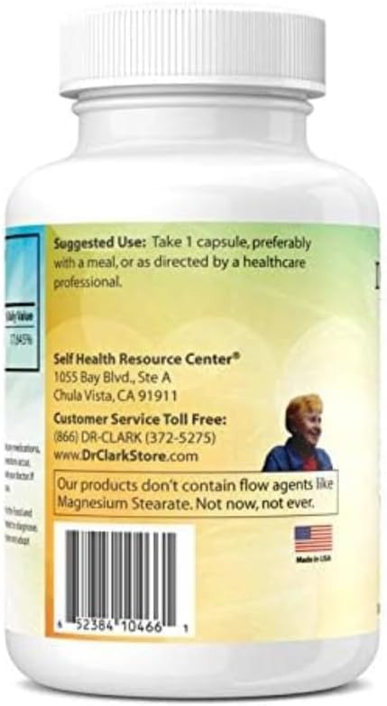 Dr. Clark Vitamin B2 Supplement, 300 mg, 100 Gelatin Capsules