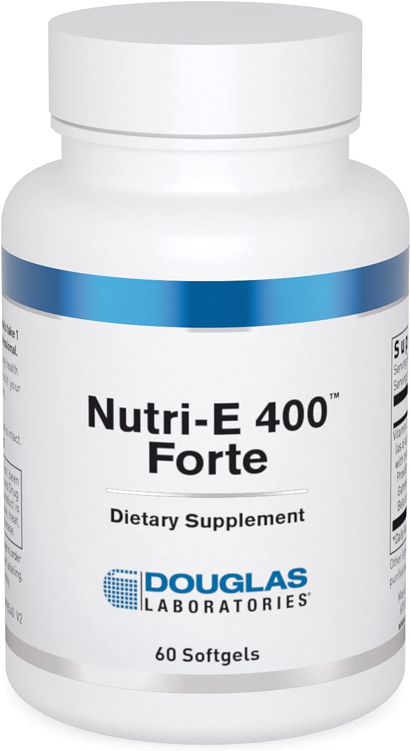 Douglas Laboratories Nutri E-400 Forte – Vitamin E 400 IU, 60 Softgels – Antioxidant & Immune Support