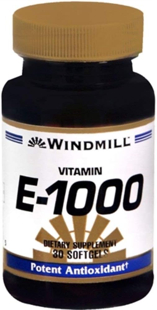 Windmill Vitamin E 1000 IU Softgels - 30 Count