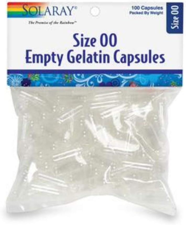 Solaray Empty Capsules Size 00 (Bag) | 100 Count