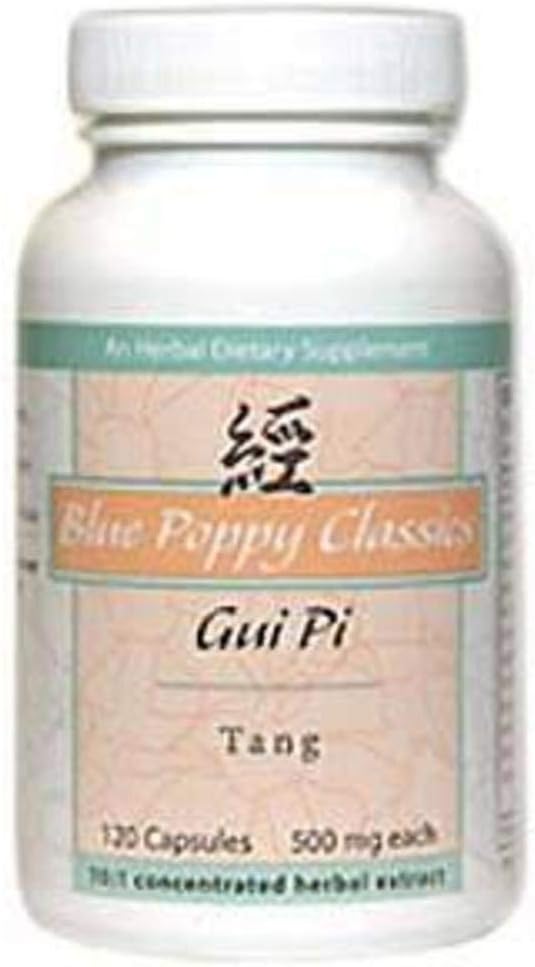 Gui Pi Tang – Traditional Chinese Herbal Supplement (120 Capsules, 500 mg per Capsule)