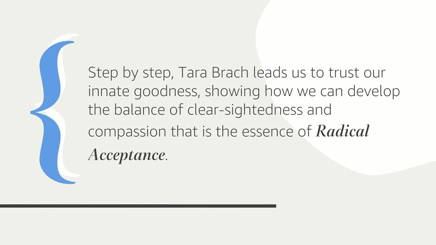 Radical Acceptance: Embrace Your Life with the Heart of a Buddha