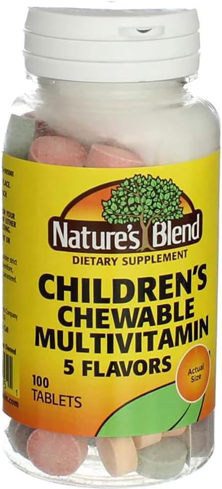 Nature's Blend Children's Chewable Multivitamin, 100 Tablets