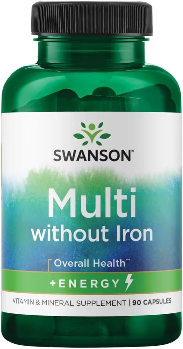 Swanson Active One Multivitamin Without Iron, 90 Capsules