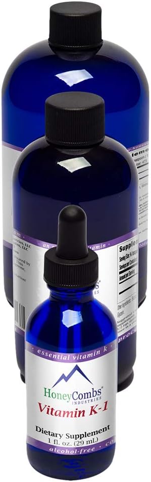 HoneyCombs Vitamin K1 Liquid Drops – Phytonadione for Newborns & Adults, 30 mL