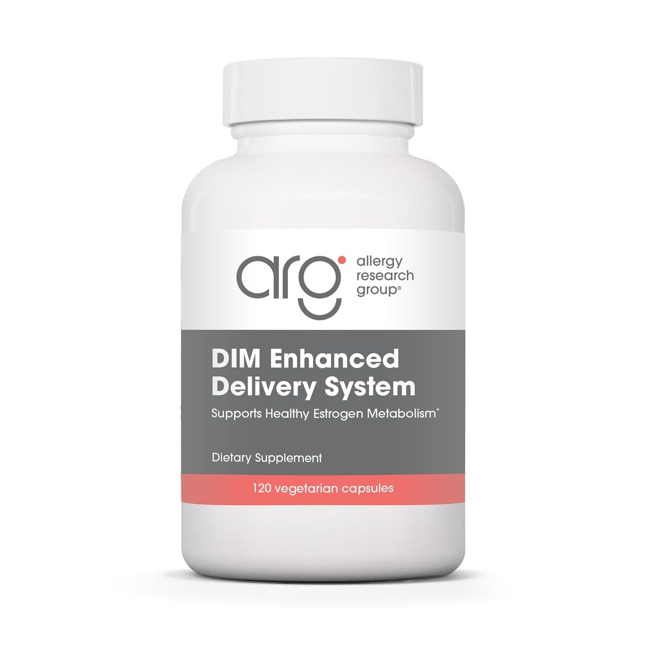 ARG DIM Enhanced Delivery System - Promotes Oestrogen Metabolism - 300 mg Bioavailable Diindolylmethane Complex - Vegetarian & Soy-Free - 120 Capsules - görsel 1