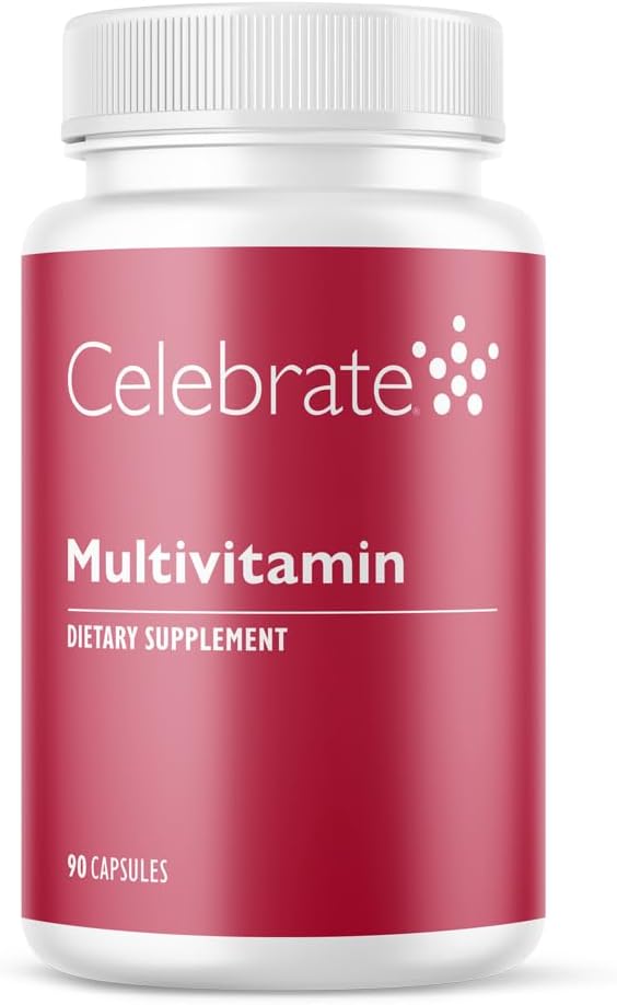 Celebrate Vitamins Bariatric Multivitamin, Iron-Free - Post Gastric Bypass and Sleeve Gastrectomy Supplement for Men and Women (90 Capsules)