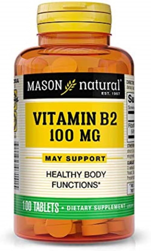 Mason Natural B2 100 mg Tablets, 100 Tablets