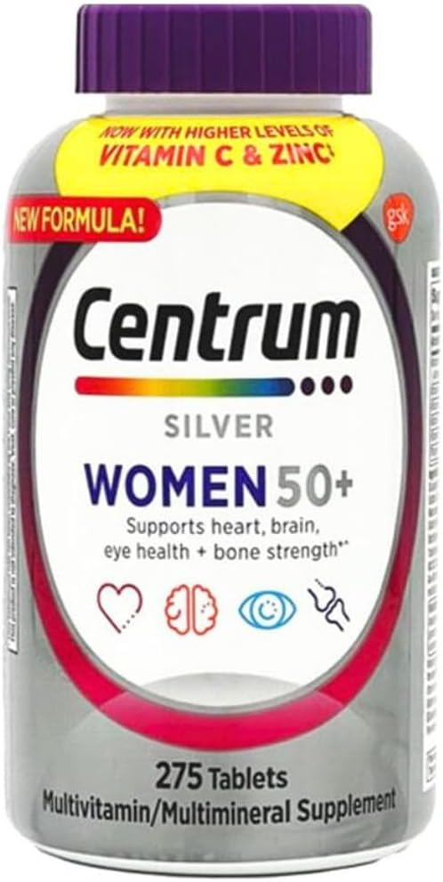 Centrum Silver Women 50+ Multivitamin Multimineral 275 Tablets