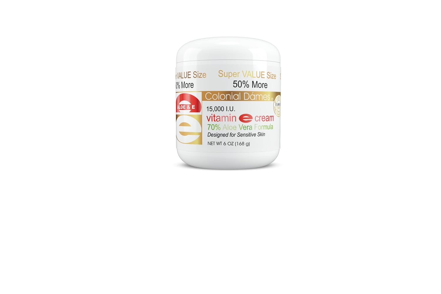 Colonial Dames Vitamin E and 70% Aloe Moisturising Cream