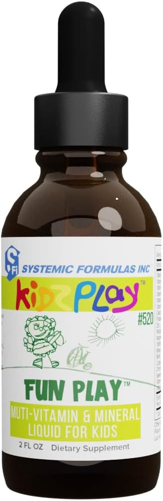 Systemic Formulas Fun Play - Children's Liquid Multi-Vitamin-Mineral Supplement, 60 ml