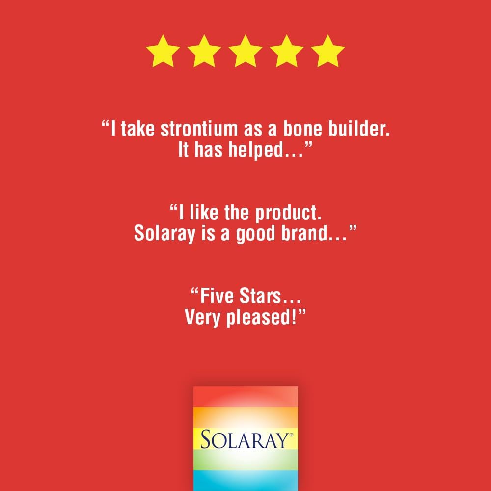 Solaray Strontium Citrate 250 mg – 60 VegCaps