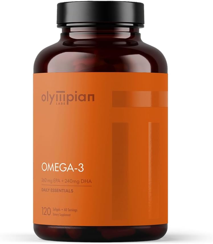 Olympian Labs Mega Omega 3 Fish Oil, 60 Softgels