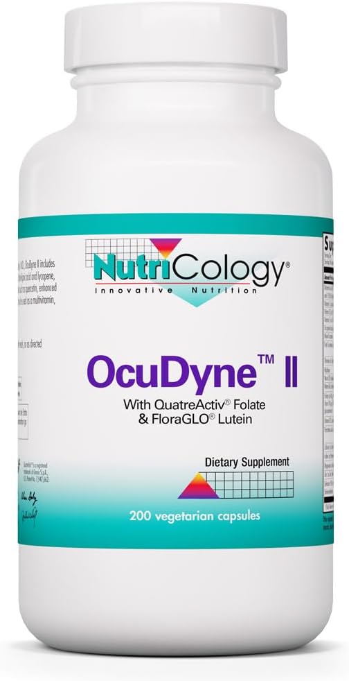 NutriCology OcuDyne II - Eye Health Multivitamin with Lutein, Zeaxanthin, and Antioxidants