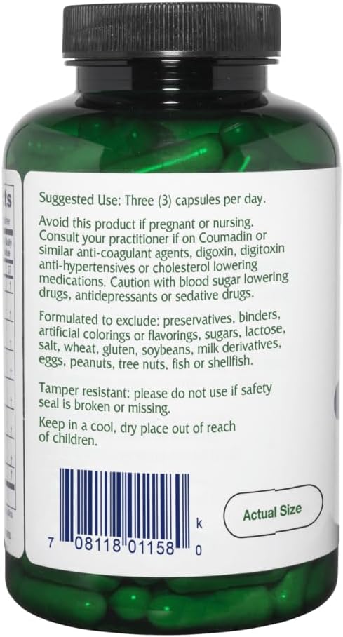 Vitanica VasoBlend, Cardiovascular Support, Vegan and Vegetarian, 180 Capsules