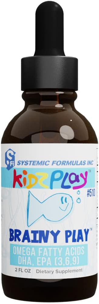 Systemic Formulas Brainy Play - Nervous System Development, 1 mL Kidz Play #510
