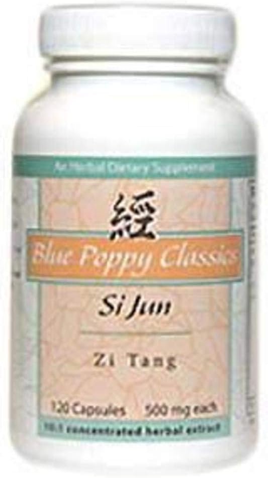 Si Jun Zi Tang (120 capsules, 500 mg each) - Blue Poppy