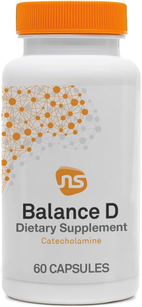 NeuroScience Balance D - Mood Support Supplement for Energy, Focus and Brain Health (60 Capsules)