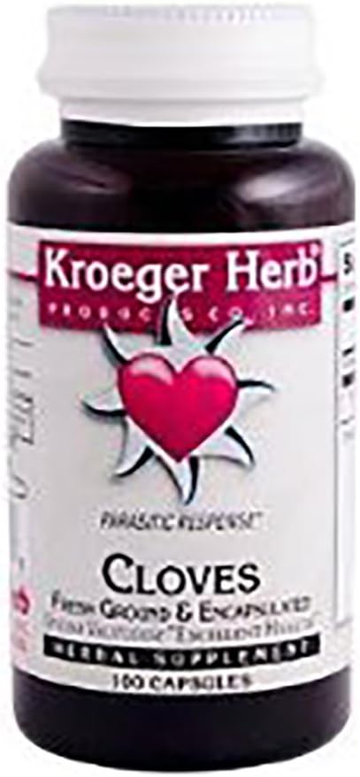 Kroeger Herb Cloves - 100 Capsules