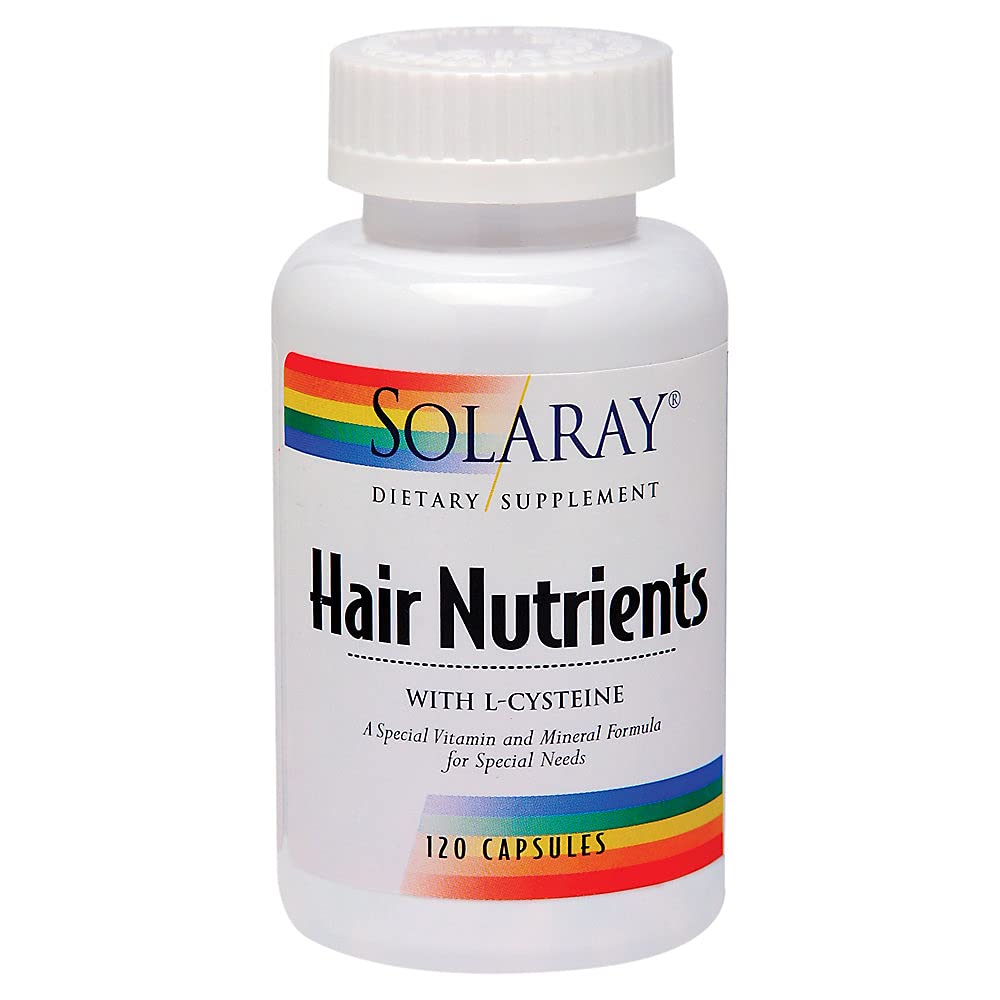 Solaray Hair Nutrients with L-Cysteine – 120 Capsules