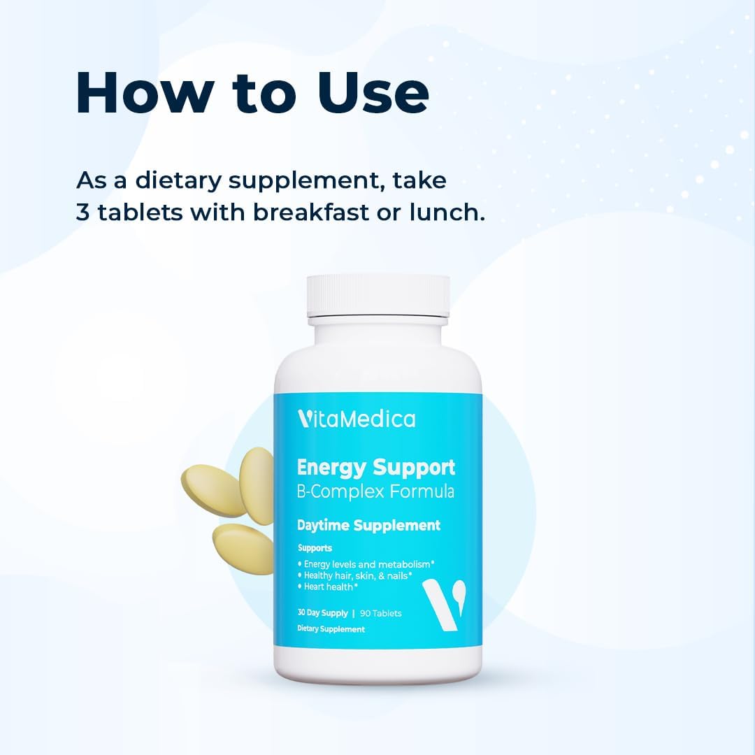 VitaMedica Energy Support Multivitamin with B Complex - 90 Capsules