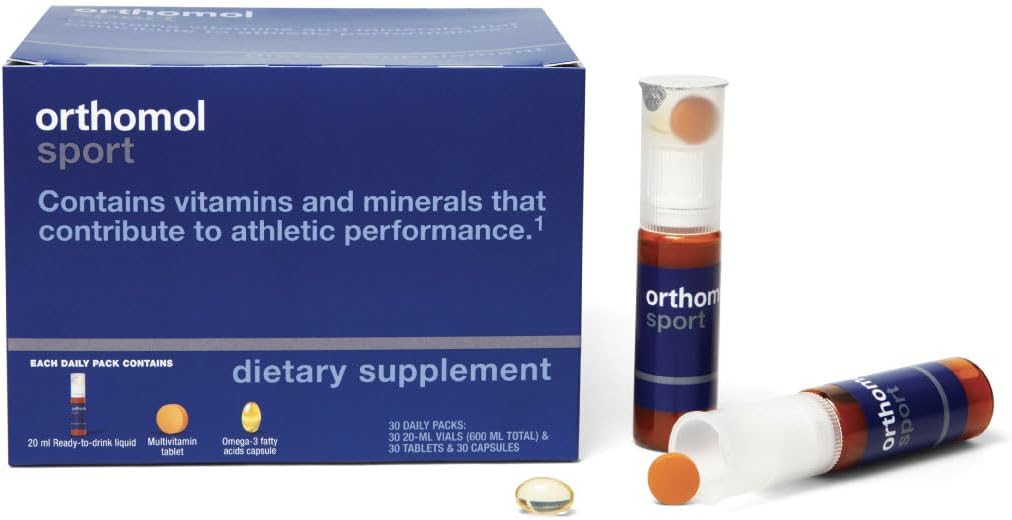 Orthomol Sport, 30-Day Supply, Premium Sports Nutrition Supplement