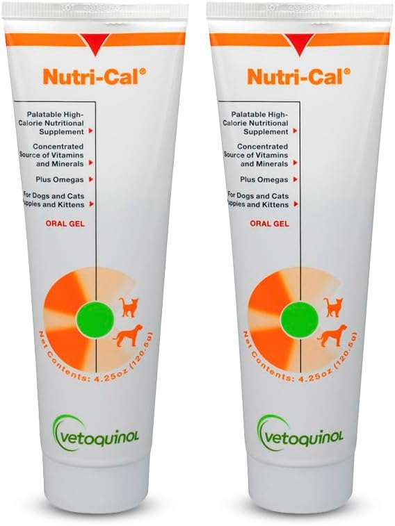Vetoquinol Nutri-Cal - High-Calorie Nutritional Gel for Dogs & Cats - 120 g