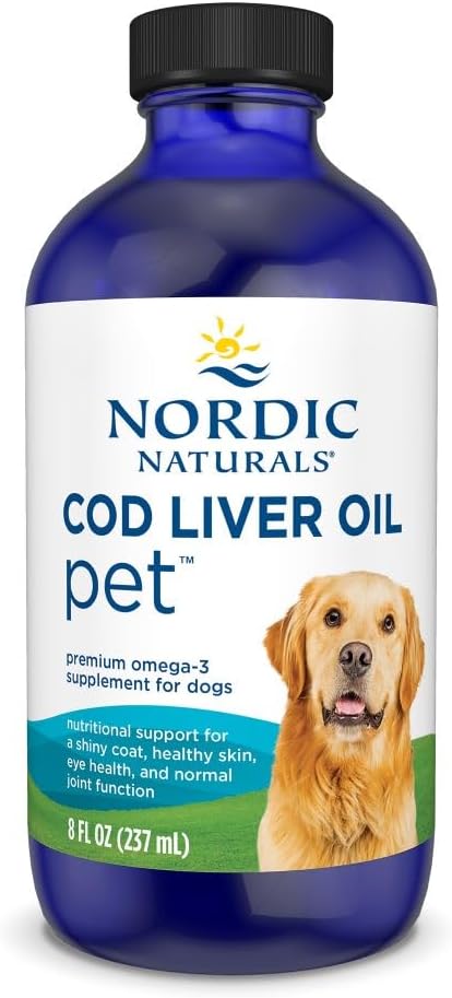 Nordic Naturals Pet Cod Liver Oil, Unflavored – 8 oz