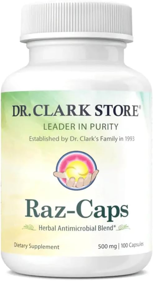 Dr. Clark Raz-Caps Supplement, 500mg, 100 Capsules