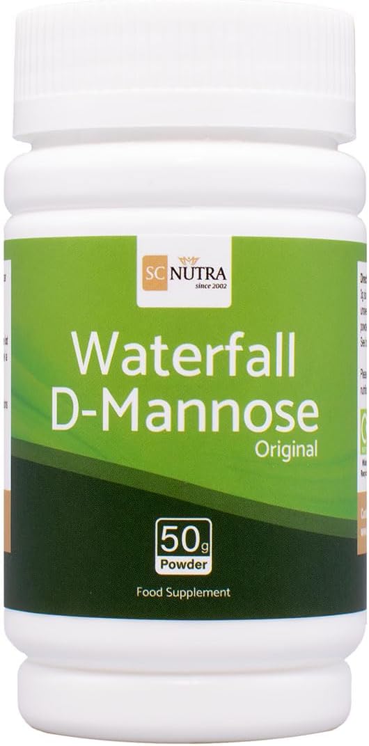 Waterfall D-Mannose Powder - 100% Pure D-Mannose from Birch - 50 g