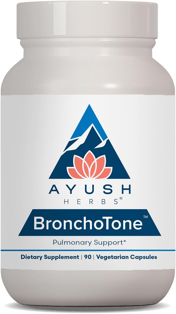 Ayush Herbs Bronchotone – Bronchial Support Supplement - görsel 1