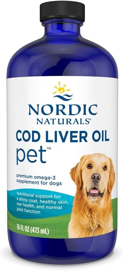 Nordic Naturals Pet Cod Liver Oil, Unflavored – 8 oz