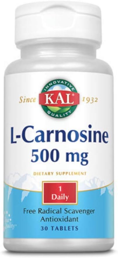 KAL L-Carnosine 500 mg Tablets – 30 Tablets