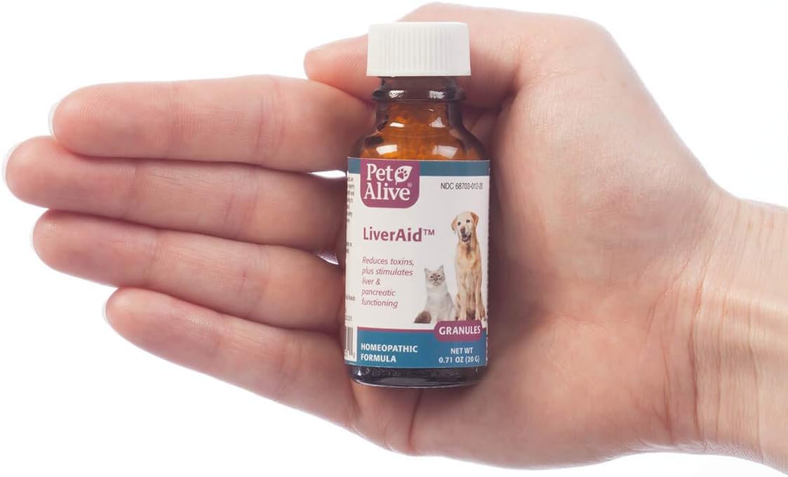 PetAlive LiverAid Granules – Homeopathic Liver Support for Dogs and Cats