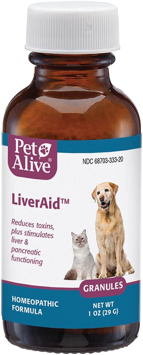 PetAlive LiverAid Granules – Homeopathic Liver Support for Dogs and Cats
