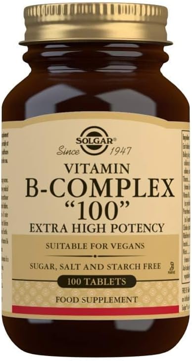 Solgar B-Complex 100, 100 Tablets