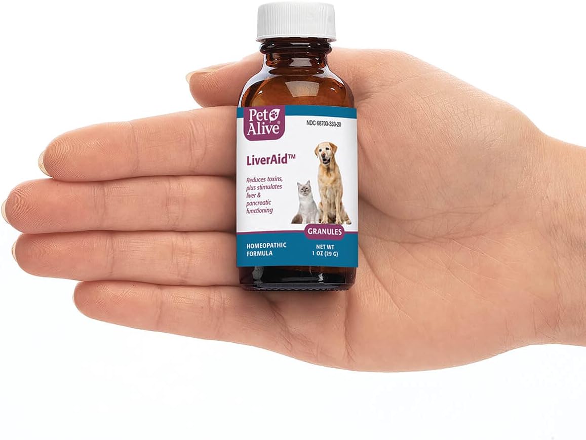 PetAlive LiverAid Granules – Homeopathic Liver Support for Dogs and Cats