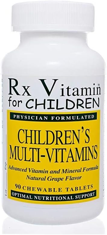 Rx Vitamins Children's Multi-Vitamin - 90 Chewable Tablets, Grape Flavour