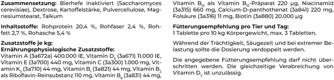Canina V25 Vitamin Tablets 200 g
