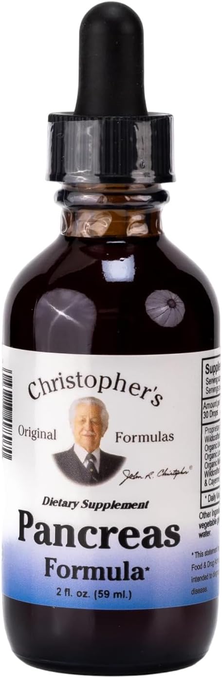 Christopher's Original Formulas Pancreas Formula Extract, 59 ml (2 fl oz)