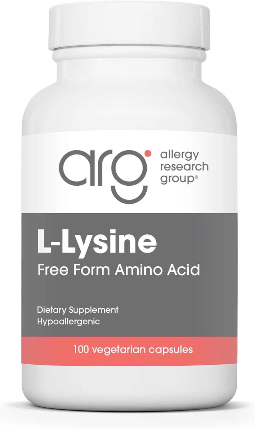 NutriCology L-Lysine 500 mg – Essential Amino Acid – 100 Capsules