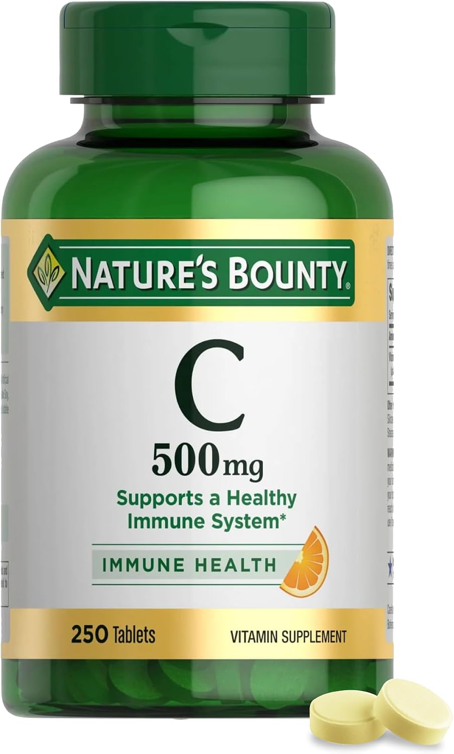 Nature's Bounty Vitamin C 500 mg Tablets, 100 Count (Pack of 6)