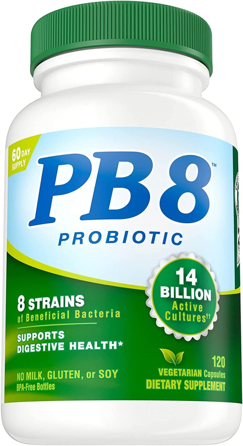 Nutrition Now PB8 Pro-Biotic Vegetarian Acidophilus - 120 Capsules (3-Pack)