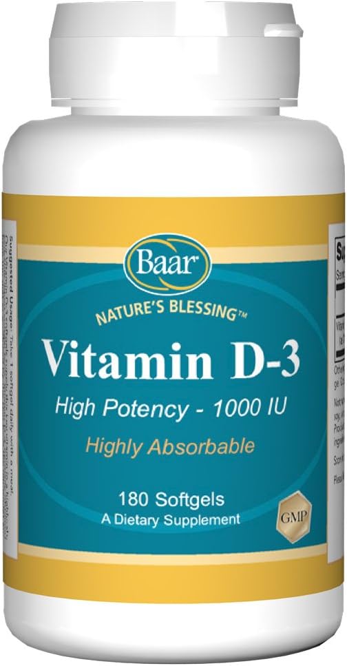 Baar Vitamin D-3 Softgels - görsel 1