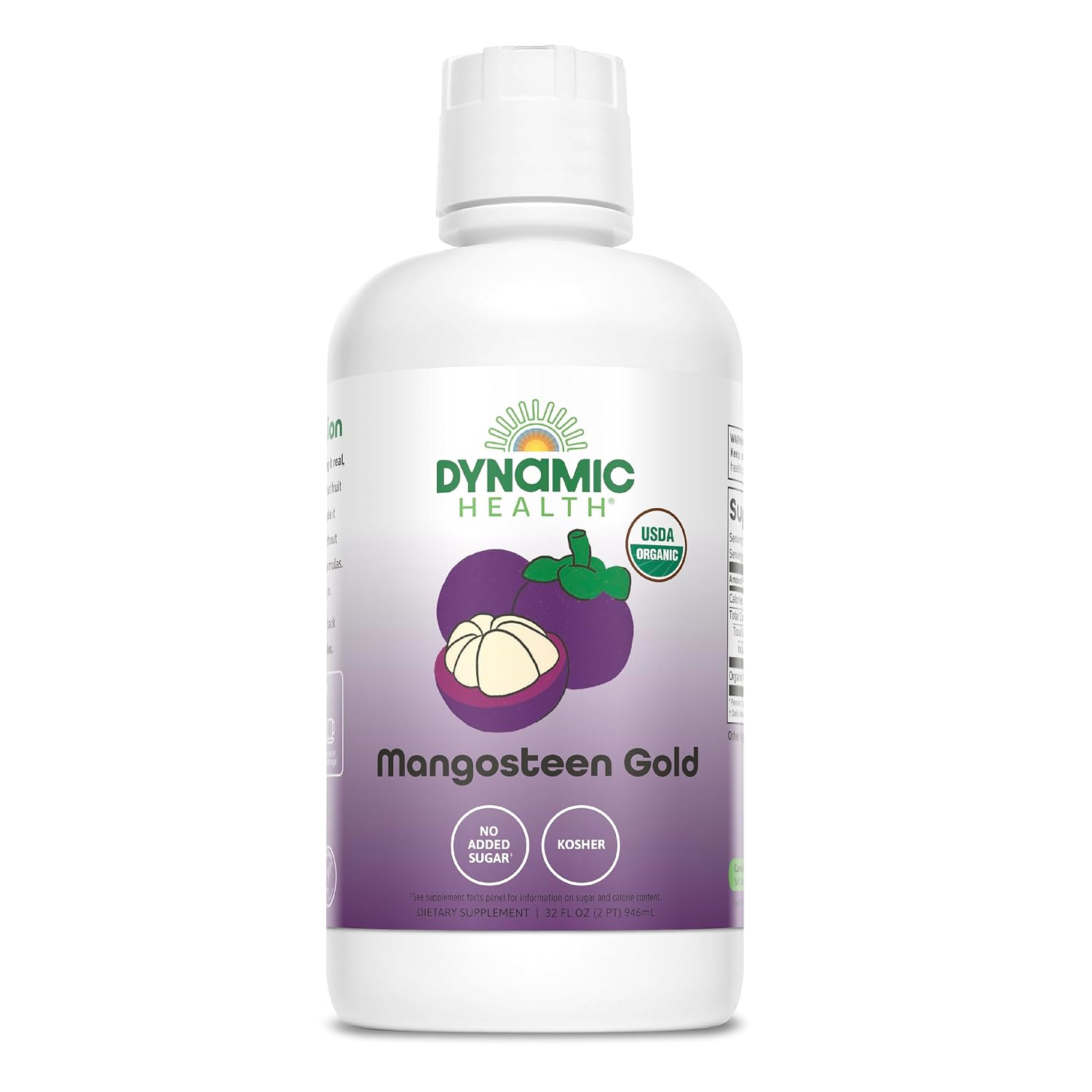 Dynamic Health Organic Mangosteen Gold Juice, 946 mL