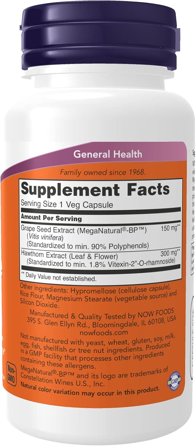 Now Foods Blood Pressure Health 90 Vcaps (2 Pack)