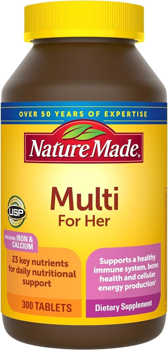 Nature Made Multivitamin For Her - Women's Daily Multivitamin, 90 Tablets