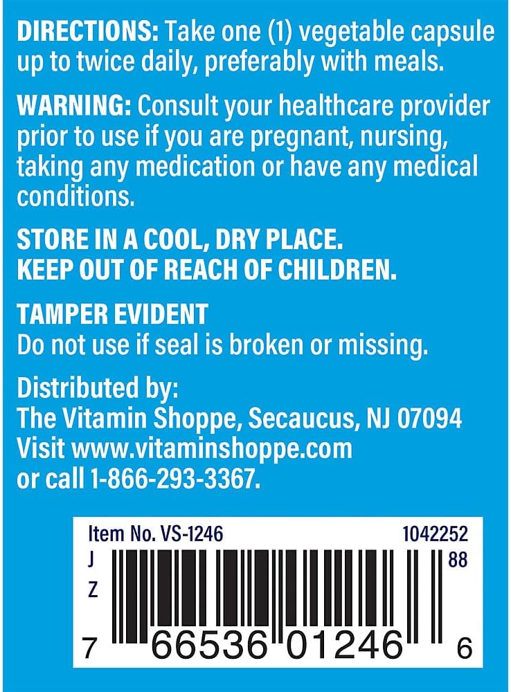 The Vitamin Shoppe C-1000 1,000 mg Vitamin C Supplement with Immune Support – 100 Capsules